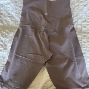 Lululemon super high rise align biker short size 4
